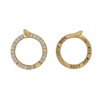 18K Yellow Gold Dolce Vita Diamond Charm Holder