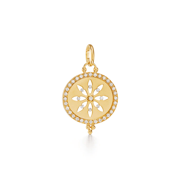 18K Yellow Gold Sorceror Cut Out Pendant, Long's Jewelers