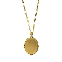Amali 18K Yellow Gold Oval Emerald Necklace