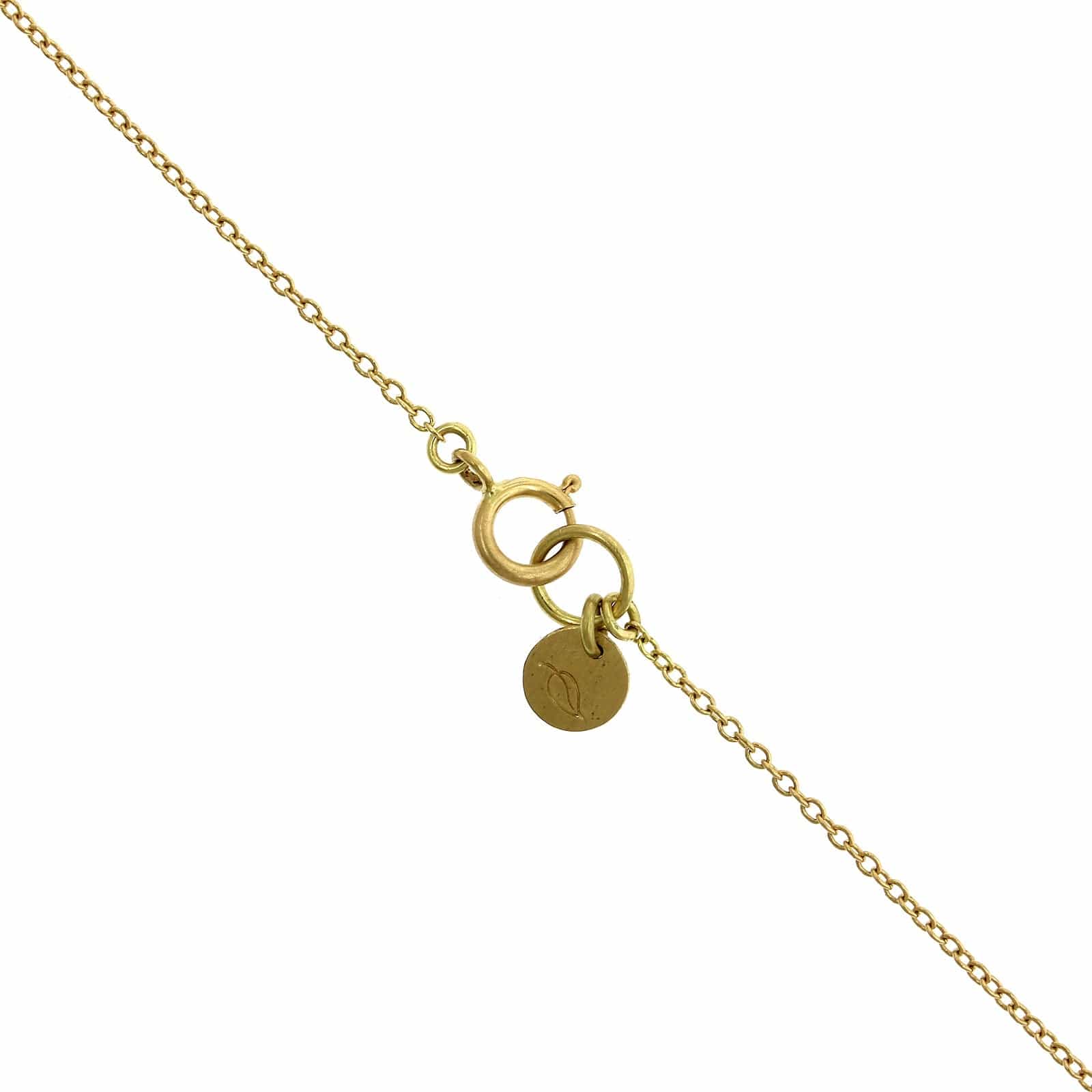 18K Yellow Gold Cabochon Emerald Buoy Pendant, 18k yellow gold Long's Jewelers