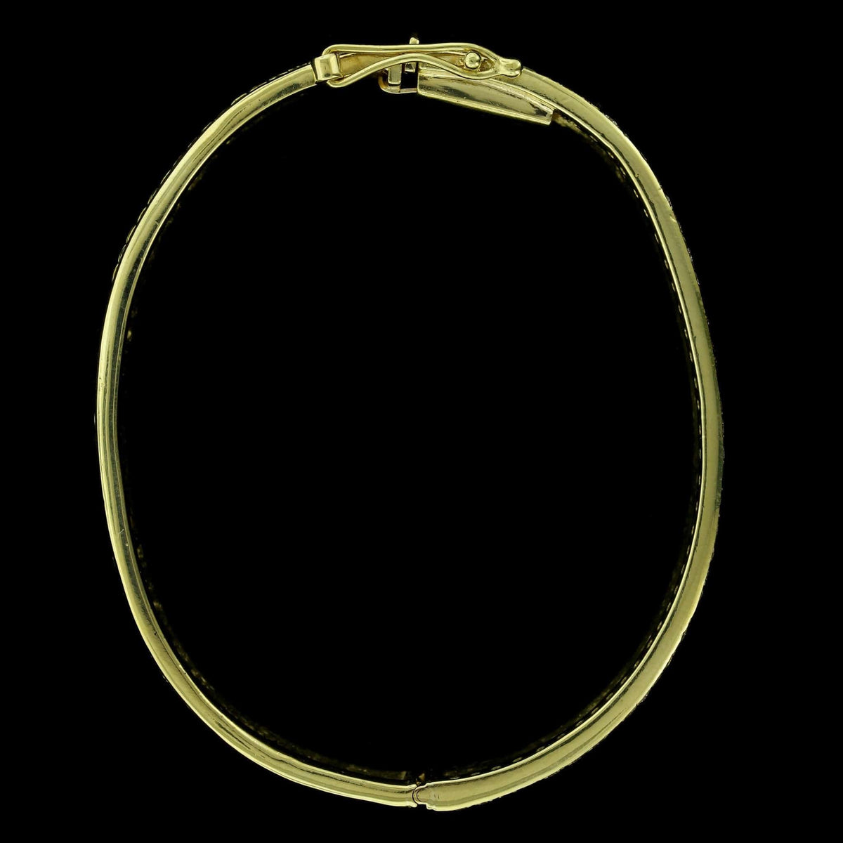 Diana Kim England 18K Yellow Gold Estate Diamond Bangle