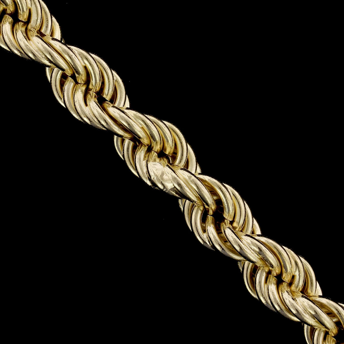 18K Yellow Gold Estate Rope Bracelet