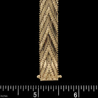14K Yellow Gold Estate Woven Mesh Bracelet