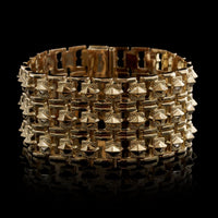18K Rose Gold Estate Fancy Link Bracelet