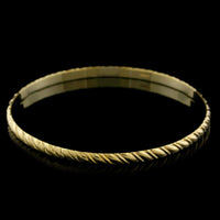 14K Yellow Gold Estate Bangle Bracelet