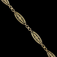 18K Yellow Gold Estate Fancy Link Bracelet