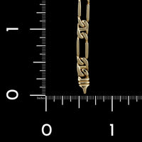 14K Yellow Gold Estate Fancy Link Bracelet