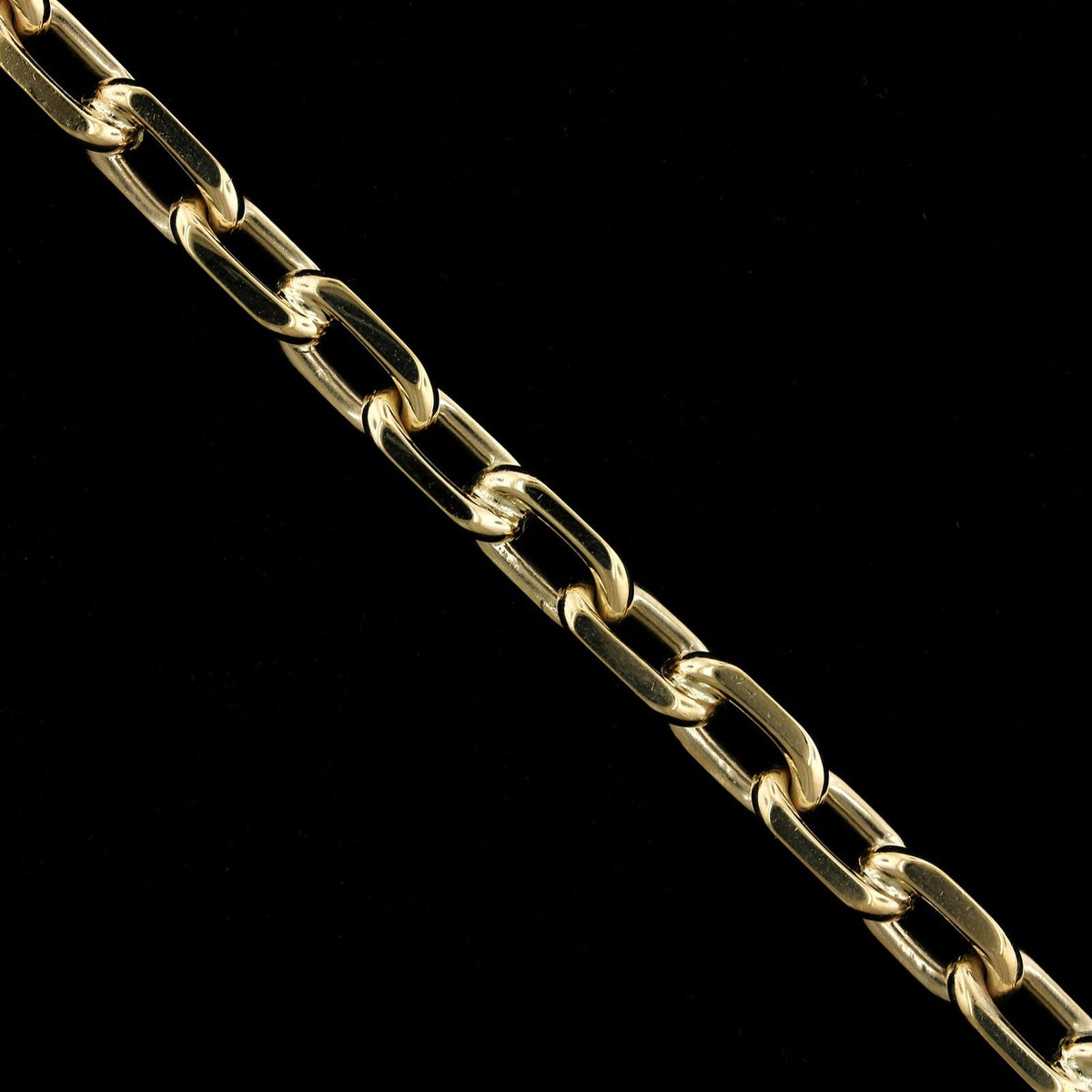 14K Yellow Gold Estate Oval Link Bracelet