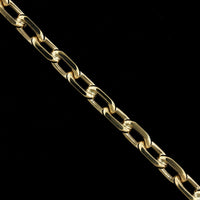 14K Yellow Gold Estate Oval Link Bracelet