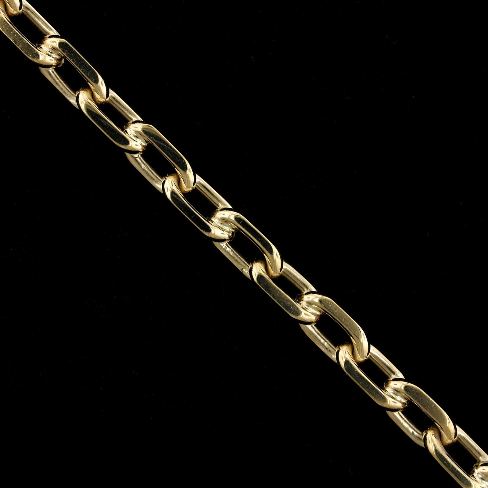 14K Yellow Gold Estate Oval Link Bracelet