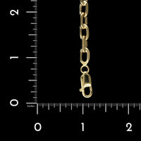 14K Yellow Gold Estate Oval Link Bracelet
