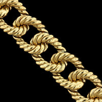 18K Yellow Gold Estate Link Bracelet