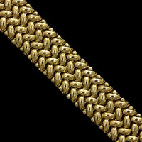 18K Yellow Gold Estate Diamond Bracelet