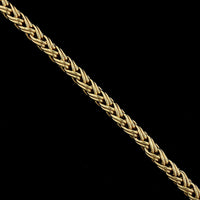 Tiffany & Co. Estate 18K Yellow Gold Russian Wheat Link Bracelet