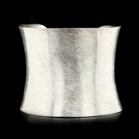 Sterling Silver Estate Textured Cuff Bracelet