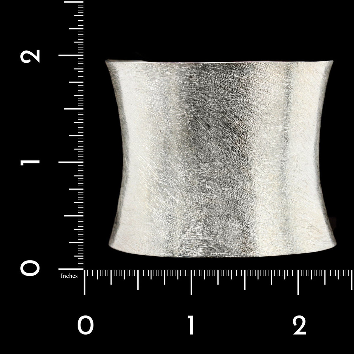 Sterling Silver Estate Textured Cuff Bracelet