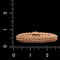 18K Rose Gold Estate Fancy Link Bracelet