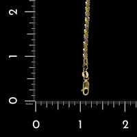 14K Two-Tone Gold Estate Fancy Link Bracelet