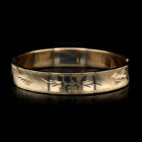 14K Yellow Gold Estate Bangle