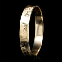 14K Yellow Gold Estate Bangle