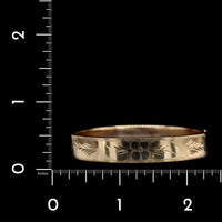 14K Yellow Gold Estate Bangle