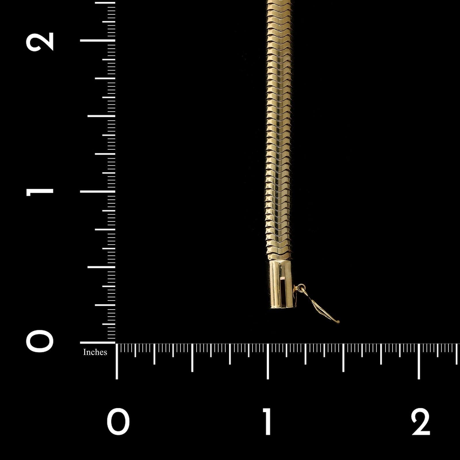 14K Yellow Gold Estate Snake Link Bracelet, 14k yellow gold, Long's Jewelers