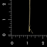 14K Yellow Gold Estate Rope Bracelet