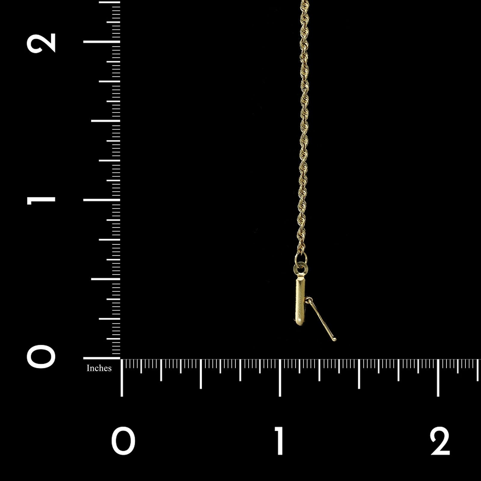 14K Yellow Gold Estate Rope Bracelet