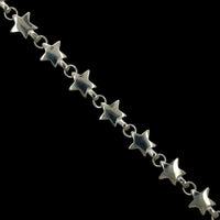 Tiffany & Co. Sterling Silver Estate Star Link Bracelet