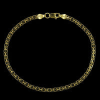 18K Yellow Gold Estate Bismark Link Bracelet