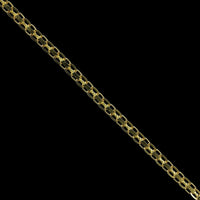 18K Yellow Gold Estate Bismark Link Bracelet