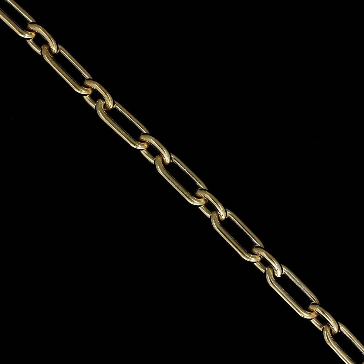 14K Yellow Gold Estate Oval Link Bracelet