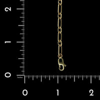 14K Yellow Gold Estate Oval Link Bracelet