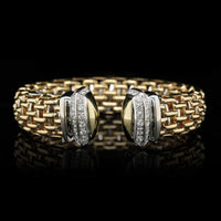 Fope 18K Two-tone Gold Estate Diamond Bracelet