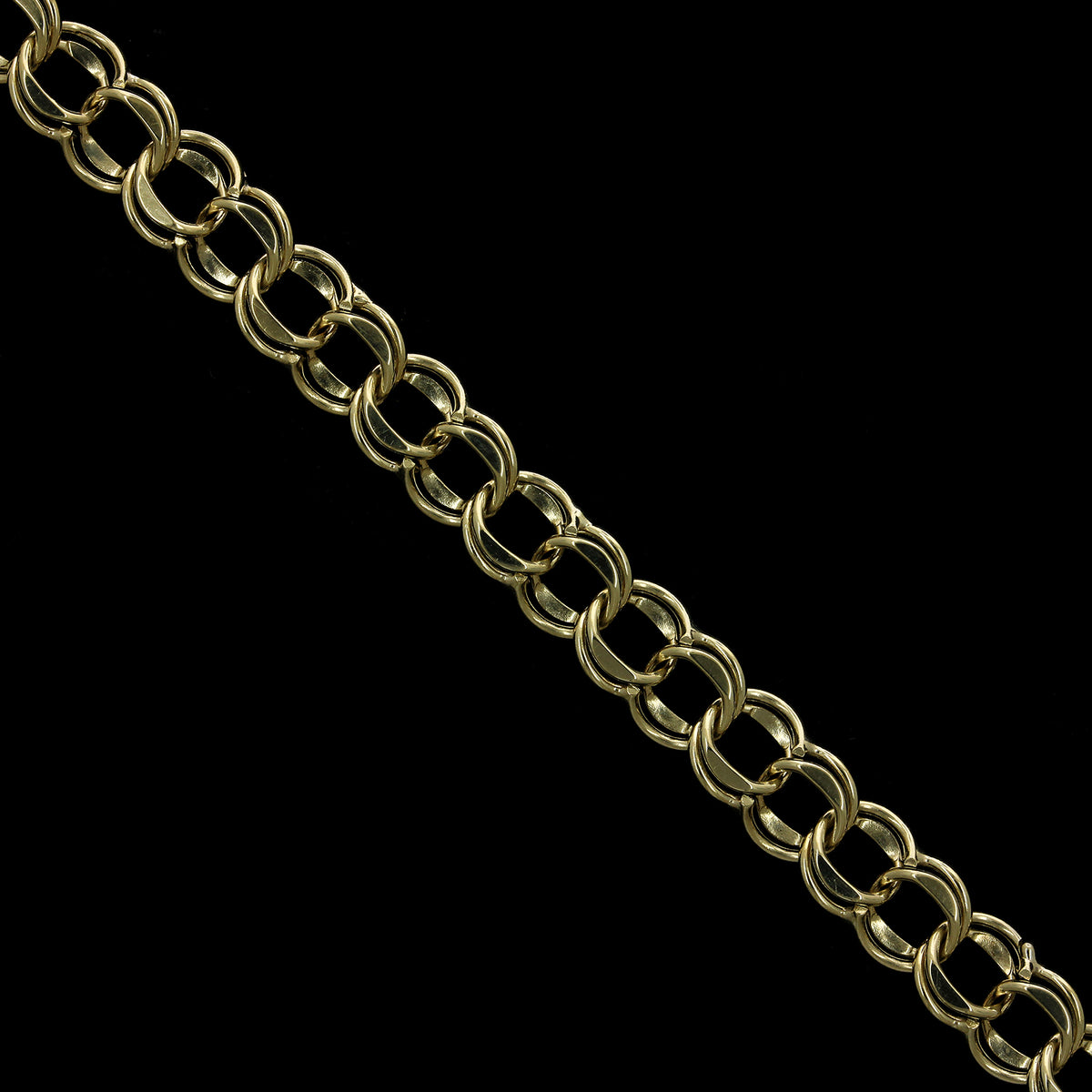 14K Yellow Gold Estate Charm Bracelet