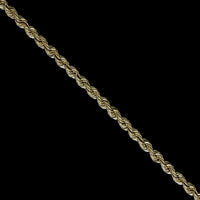 14K Yellow Gold Estate Rope Bracelet