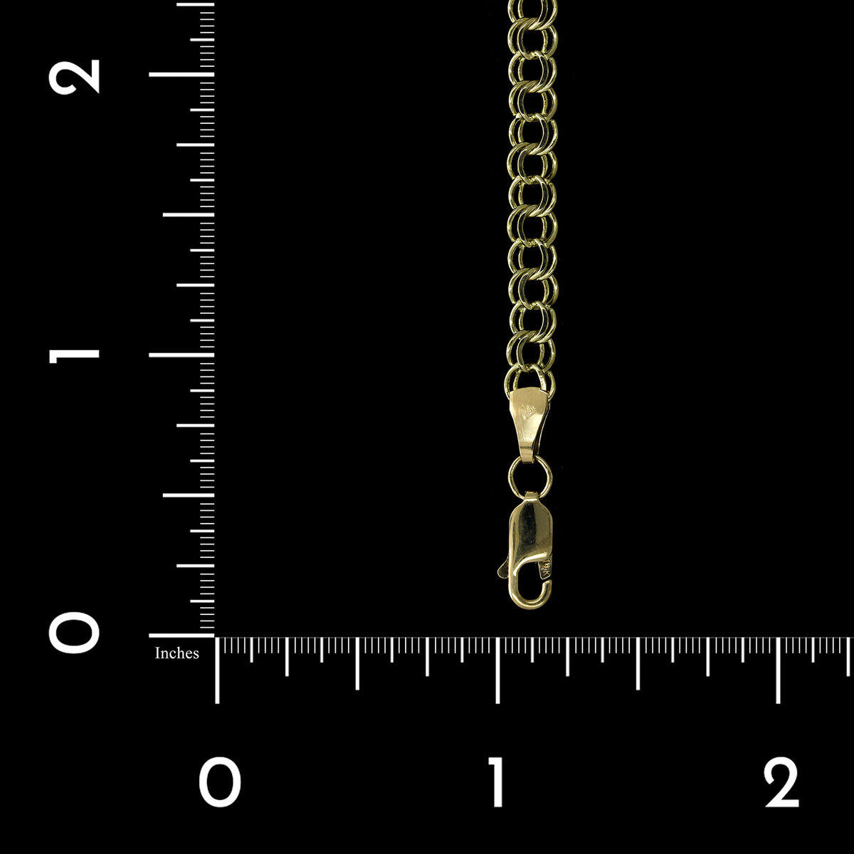14K Yellow Gold Estate Charm Bracelet