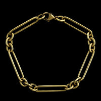18K Yellow Gold Estate Fancy Link Bracelet