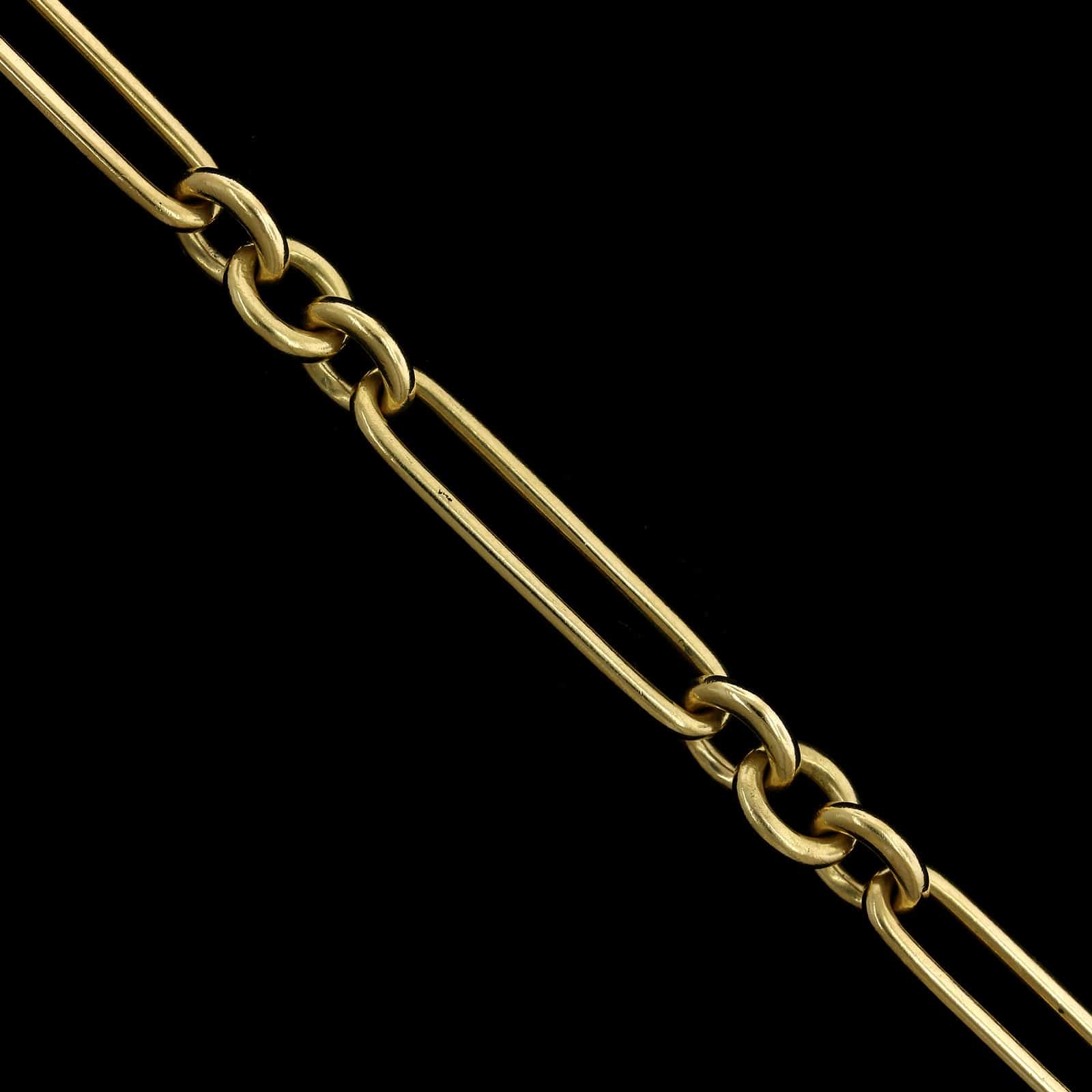 18K Yellow Gold Estate Fancy Link Bracelet