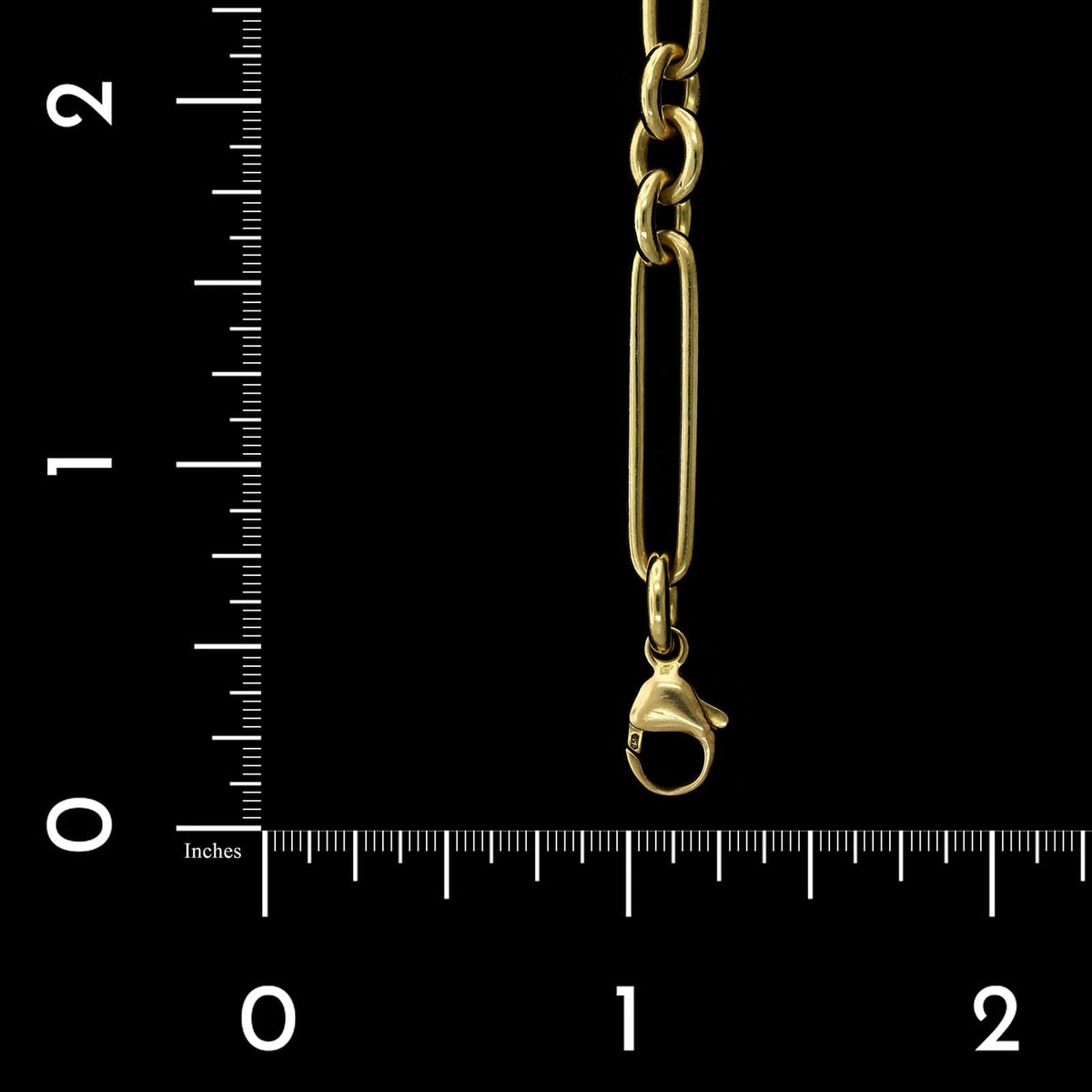 18K Yellow Gold Estate Fancy Link Bracelet