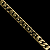 18K Yellow Gold Estate Curb Link Bracelet