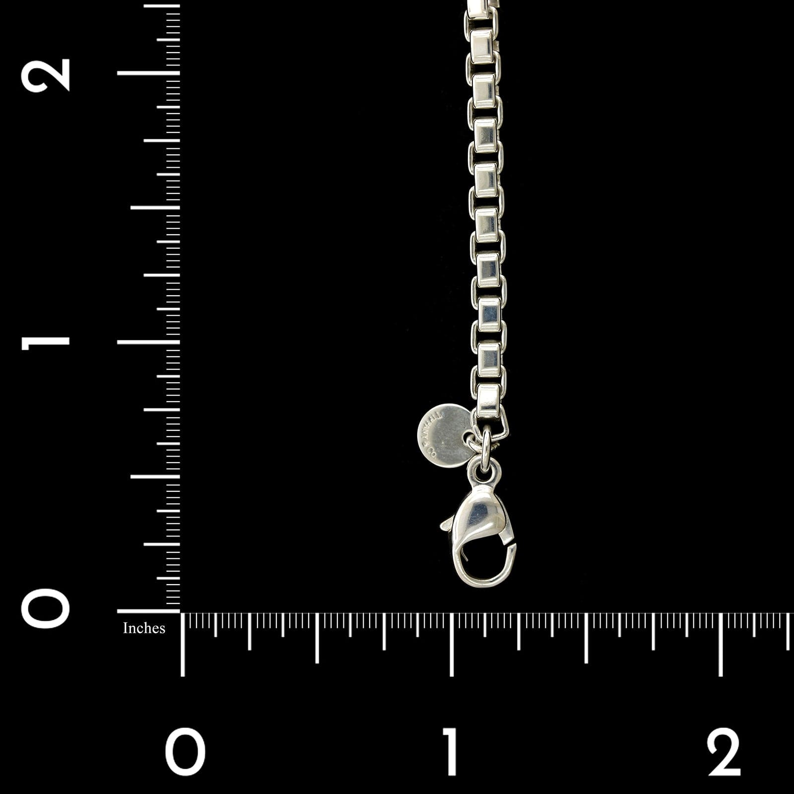 Tiffany & Co. Sterling Silver Venetian Box Link Bracelet
