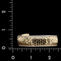 14K Two-Tone Gold Estate Cuff Bracelet