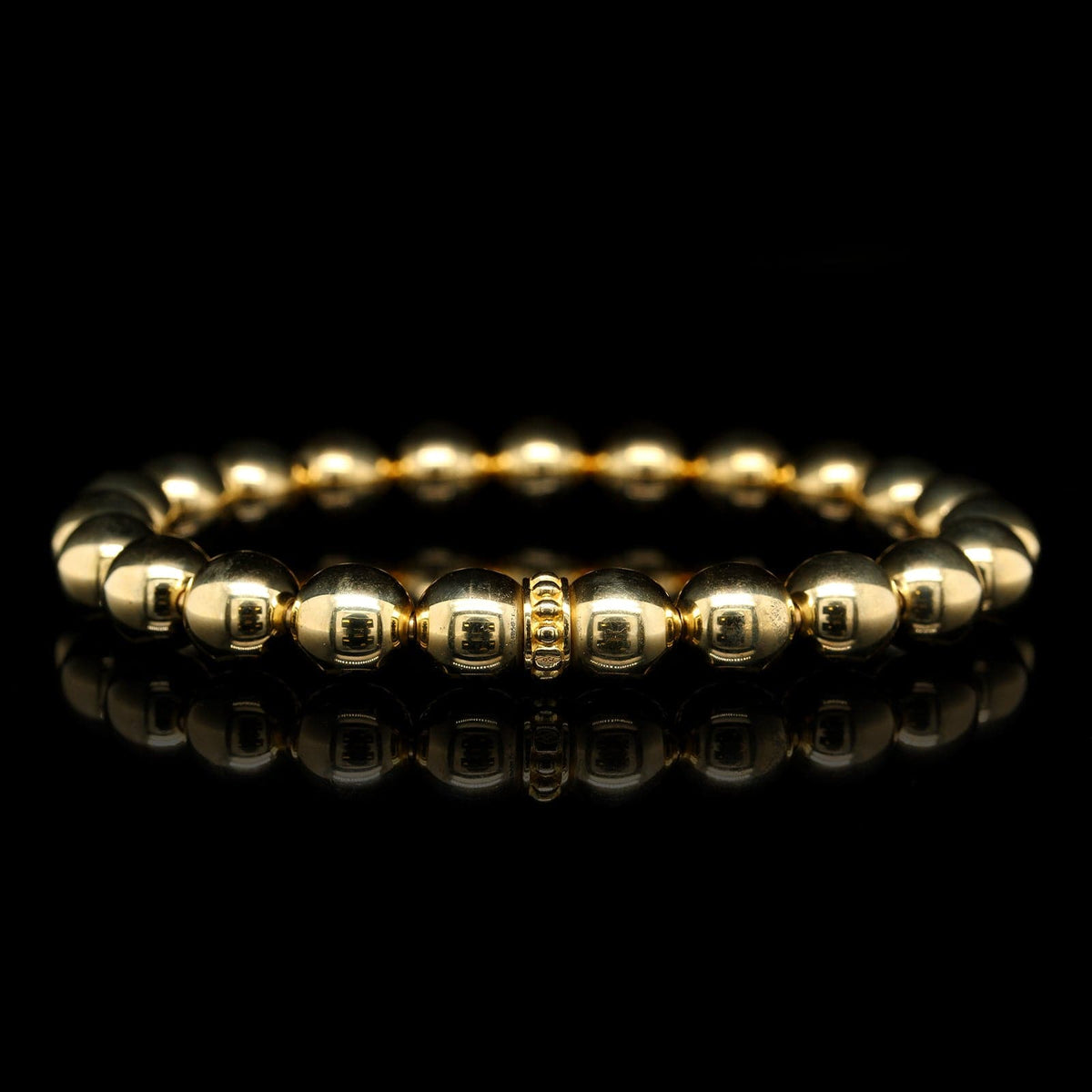 Lagos 18K Yellow Gold Estate Bead Bracelet