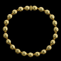 Lagos 18K Yellow Gold Estate Bead Bracelet