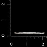 Tiffany & Co. 18K White Gold Estate Diamond Metro Bangle