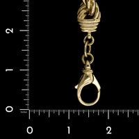 Tiffany 18K Yellow Gold Estate Rope Bracelet