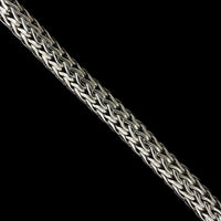 John Hardy Sterling Silver Estate Diamond Classic Chain Bracelet