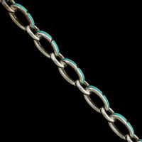 Tiffany & Co. Sterling Silver Estate Tiffany Blue Clasping Link Bracelet