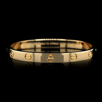 Cartier 18K Yellow Gold Estate Love Bracelet